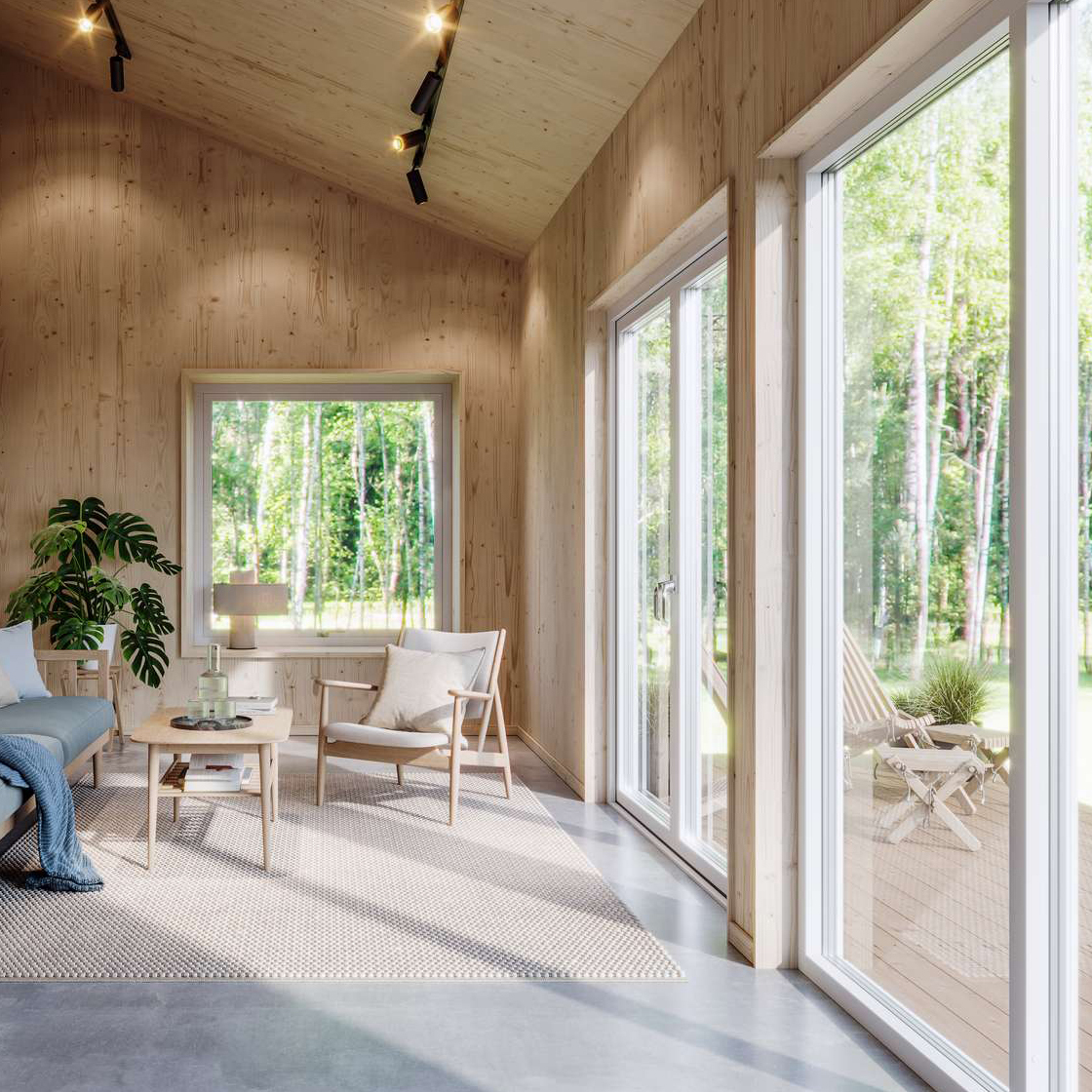 Vridfönster Elitfönster Original Trä 100 3-glas