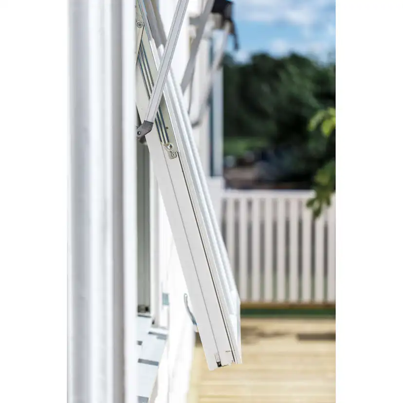 Vridfönster Outline 3-Glas Aluminium