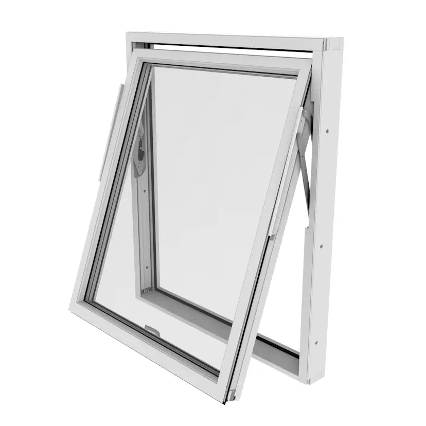 Vridfönster Outline 3-Glas Aluminium