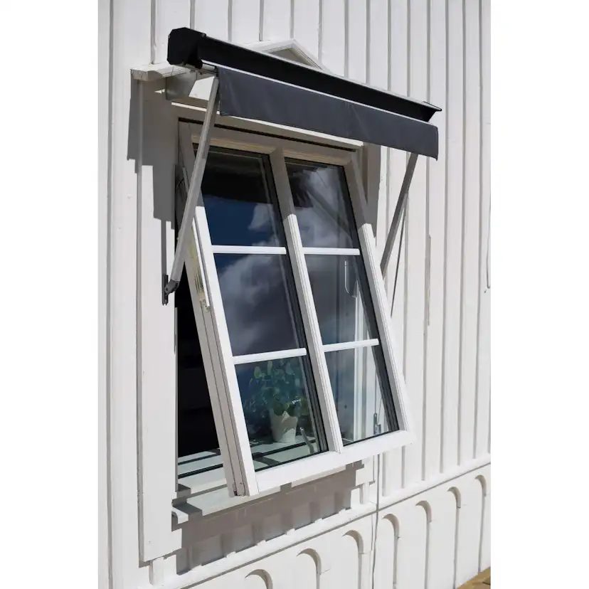 Vridfönster Outline 3-Glas Aluminium