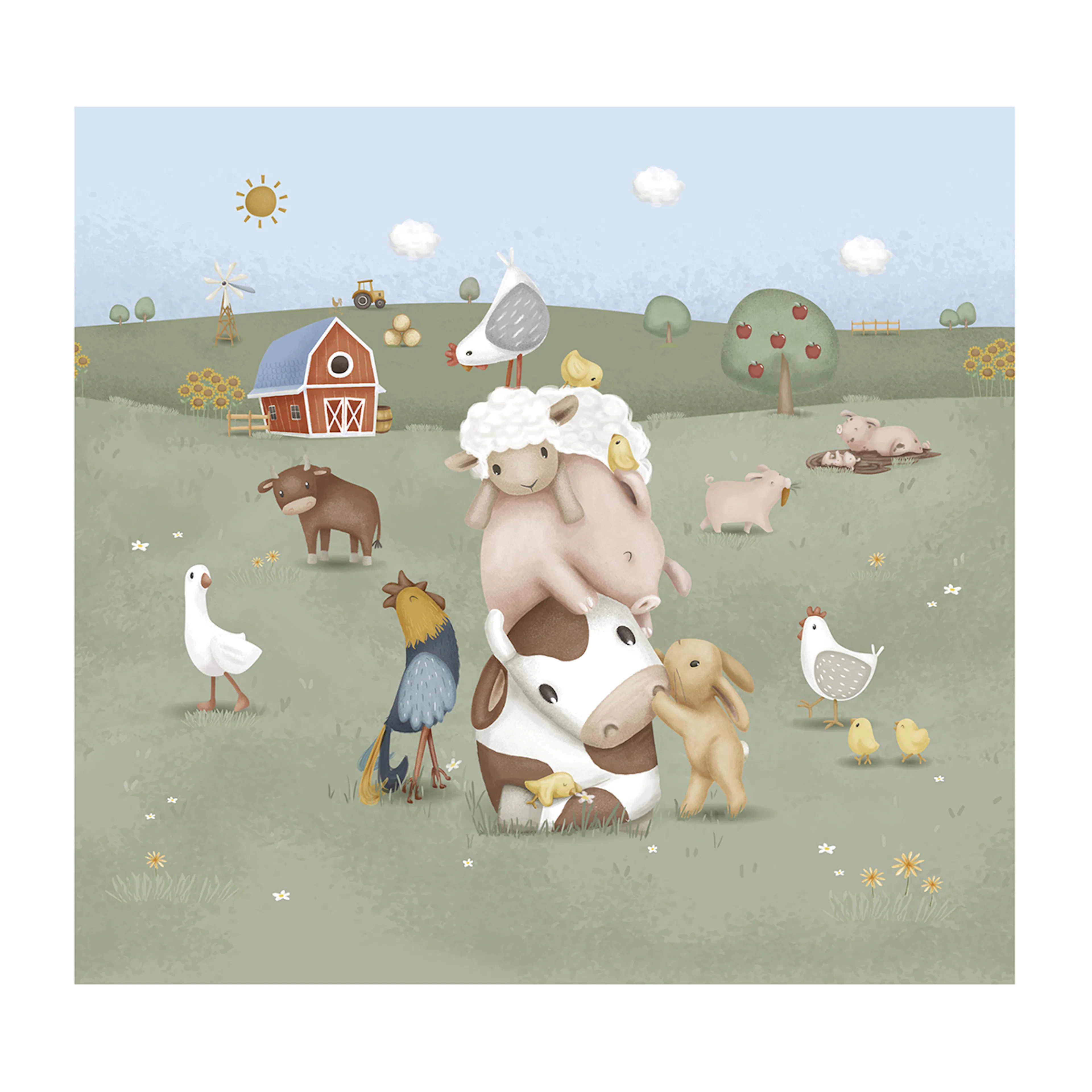 Fototapet Little Dutch Fototapet Little Farm