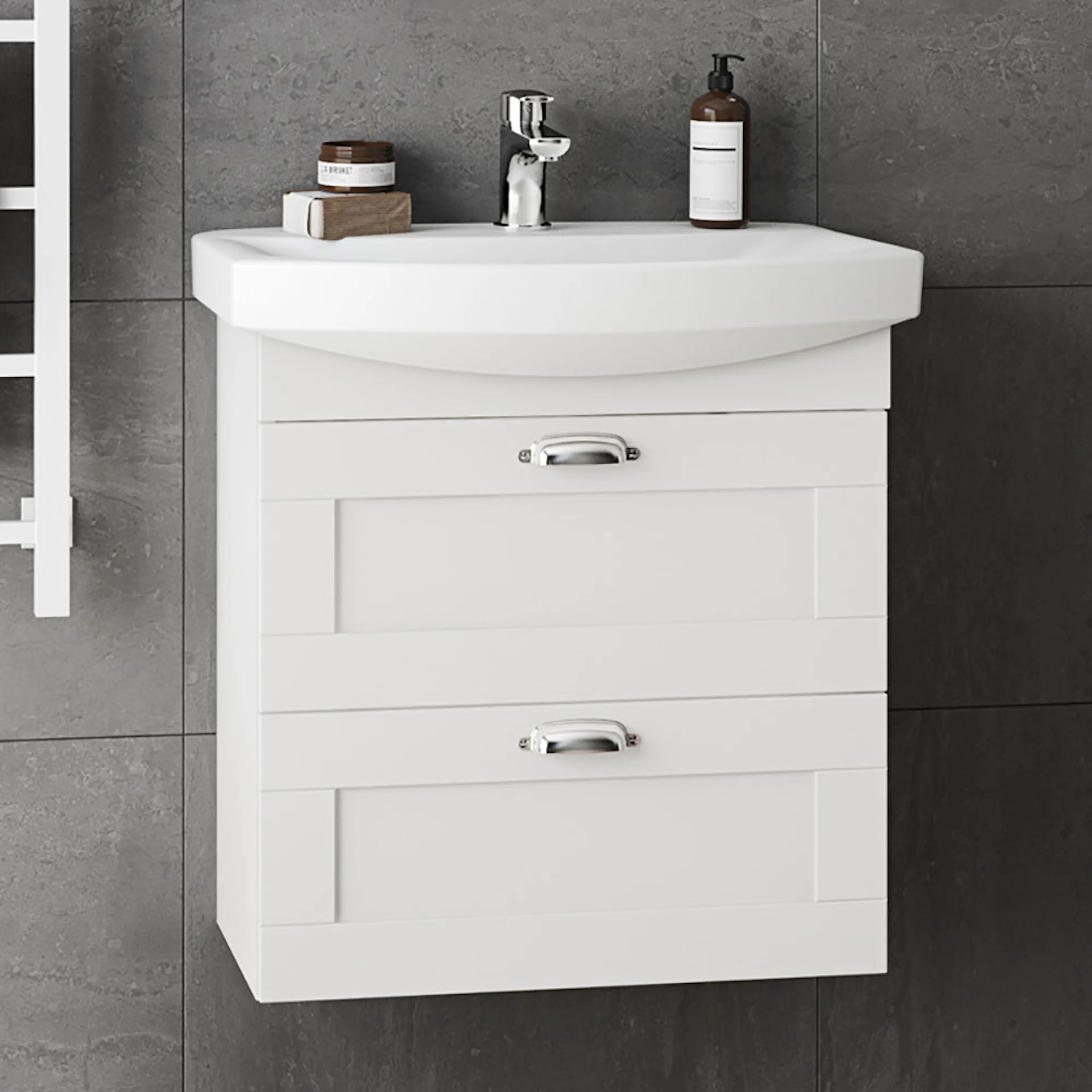 Tvättställsskåp Westerbergs Lycka 600 Vit