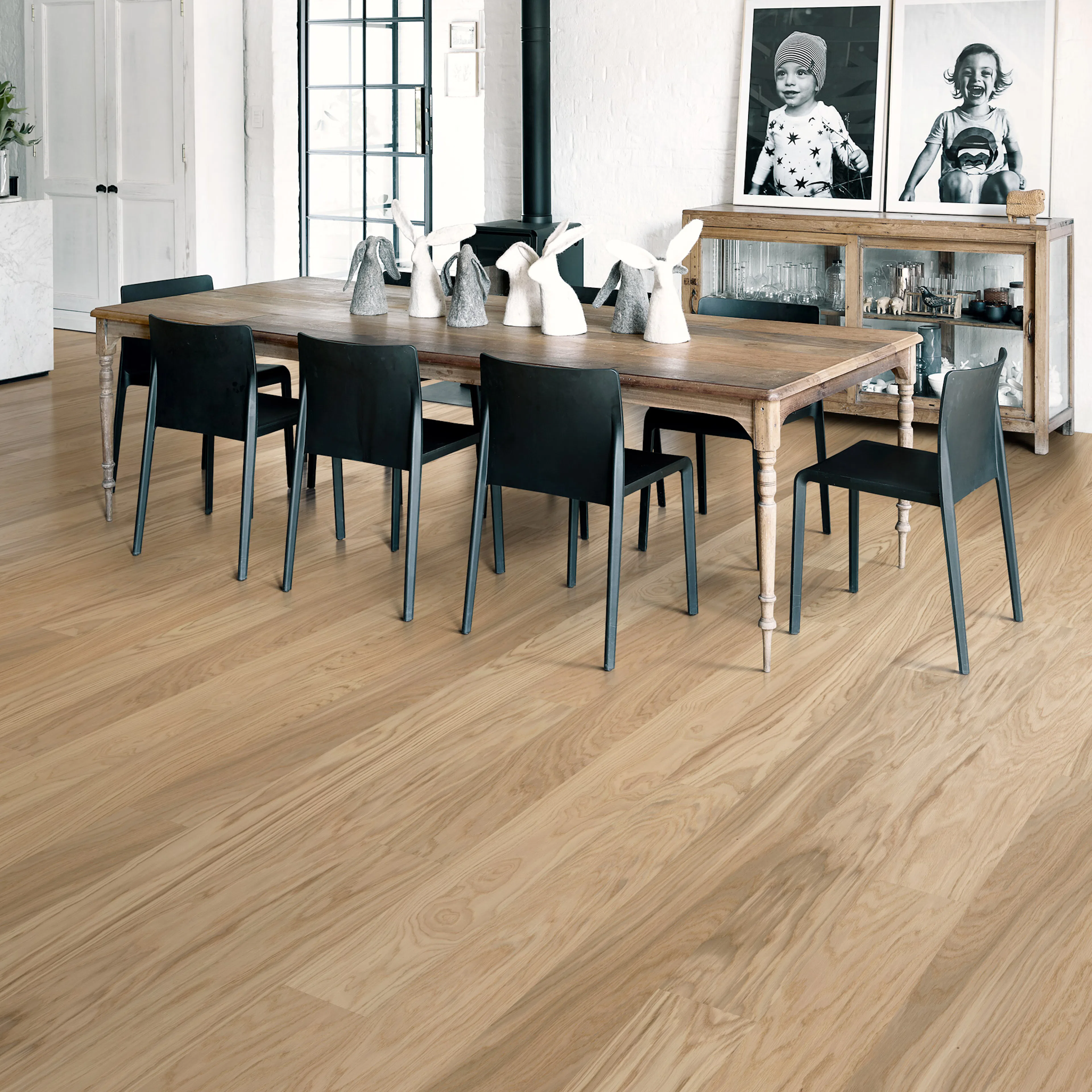 Trägolv Kährs Life Whole Grain Wide Vit Ek, Mattlackat 1-Stav Fanérgolv