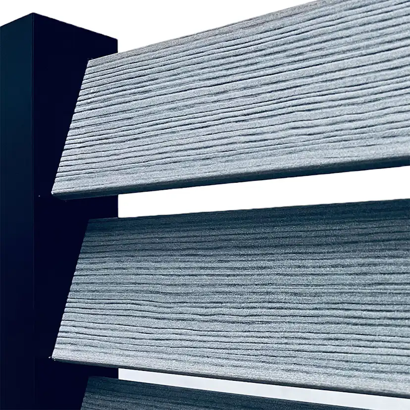 Ändstolpe Staket Recal Woodplastic Höger