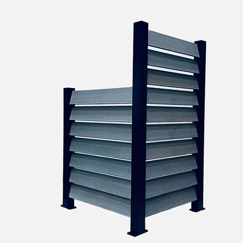 Hörnstolpe Staket Recal Woodplastic