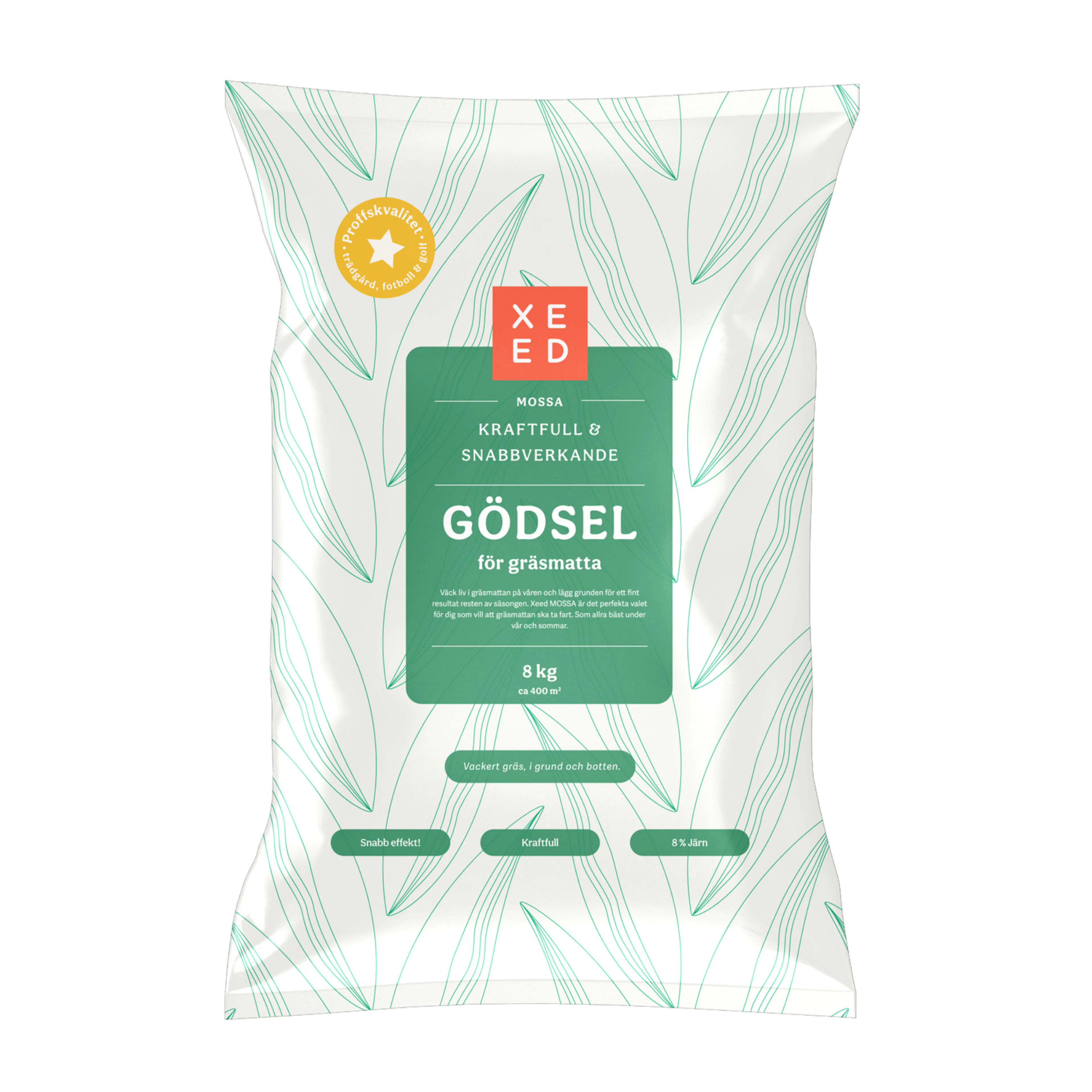 Gräsgödsel Xeed Järnberikat Gräsmattegödsel, 400 kvm