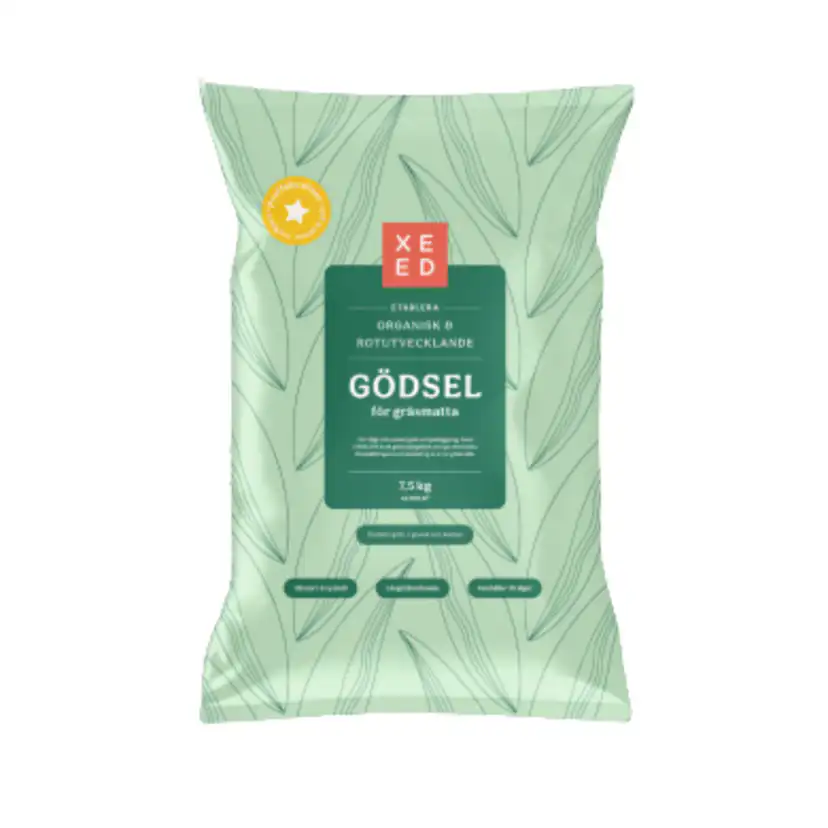 Gräsgödsel Xeed Organiskt Etablera 7,5 kg