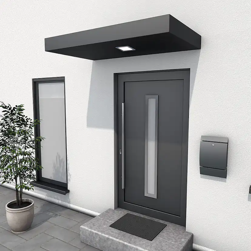 Entrétak gop Block BS 200 Aluinium Antracit