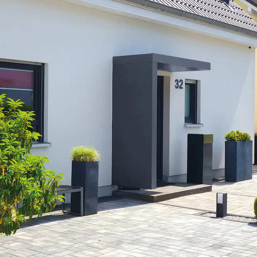 Vindskydd Gop Block BS220 Alu Antracit