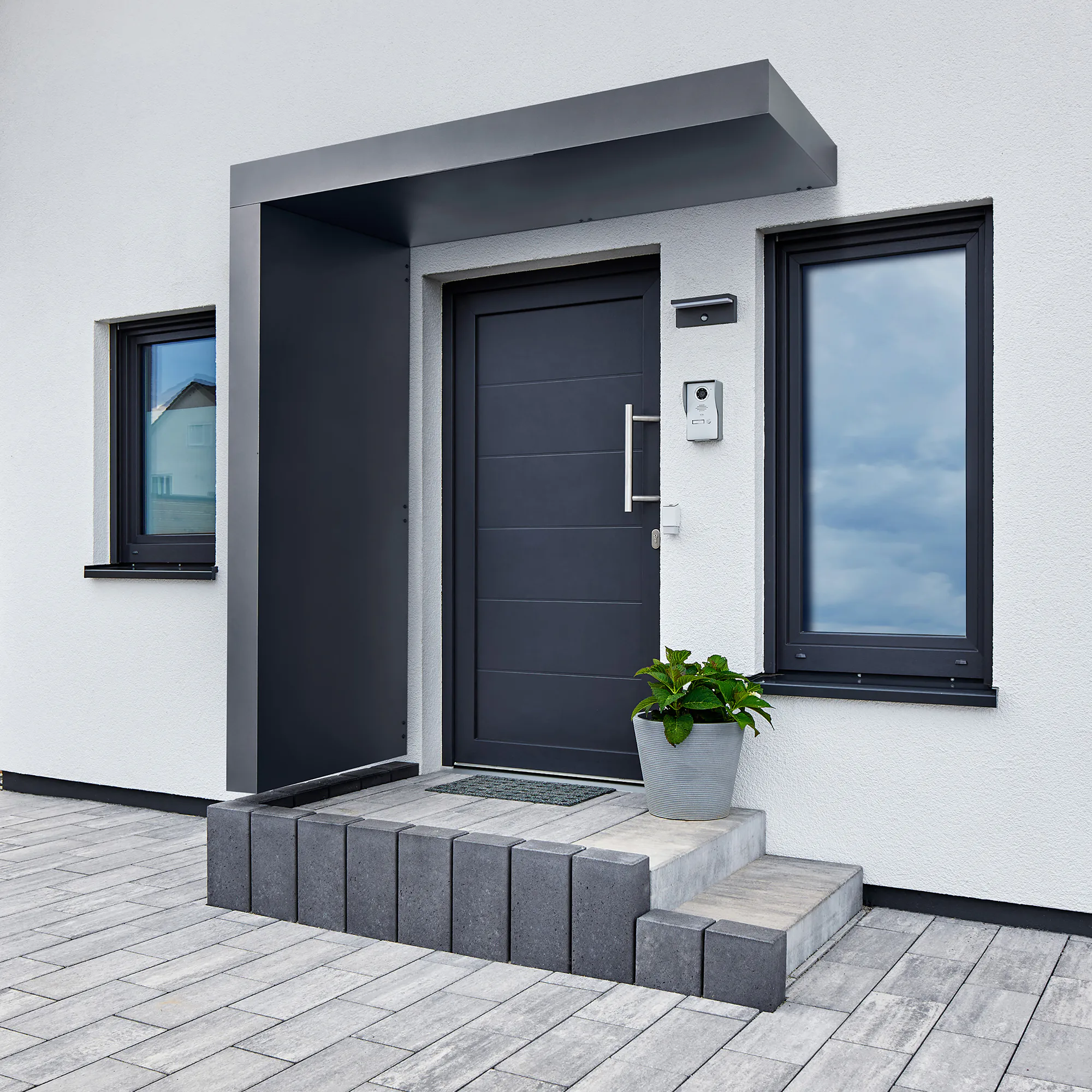 Vindskydd Gop Block BS220 Alu Antracit