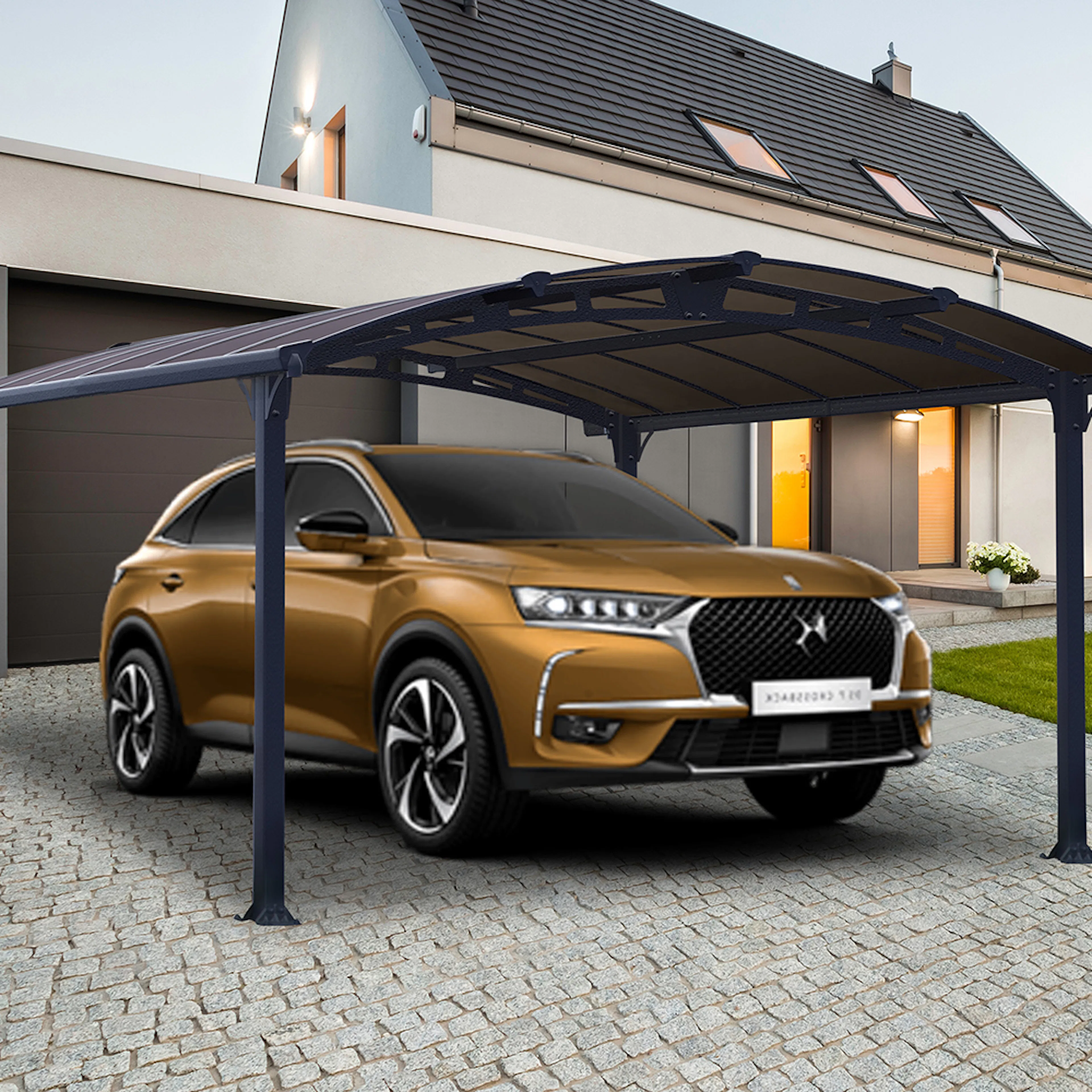 Carport gop Arcadia Grey 15 kvm