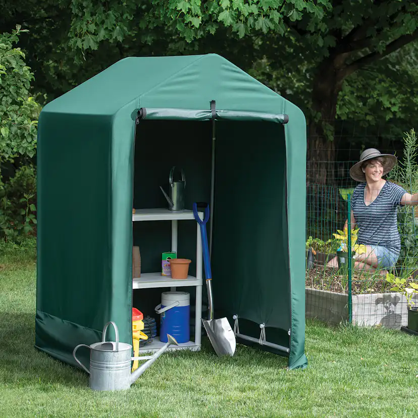Tält Gop Förvaring Grön 1,4 kvm