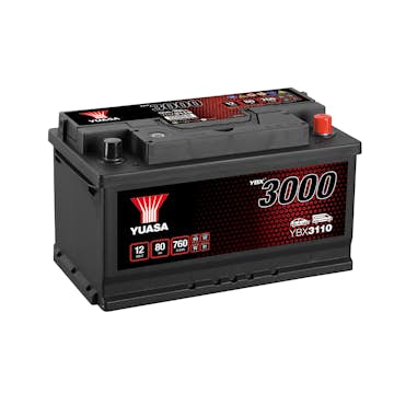 Startbatteri Yuasa 3000 80Ah 760A