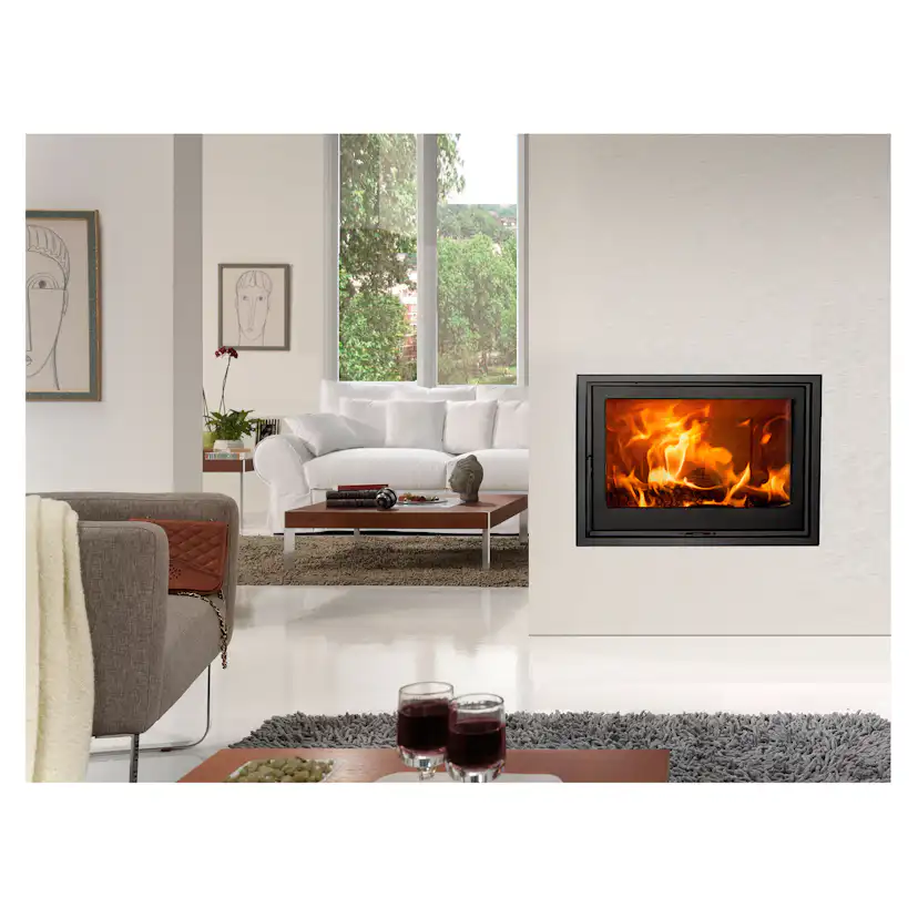 Braskamin Panadero HB EcoDesign Inbyggd Kamin 9,8 kW