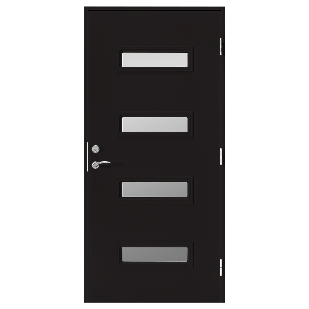 Ytterdörr Br. Johansson SY127 Sotat Glas