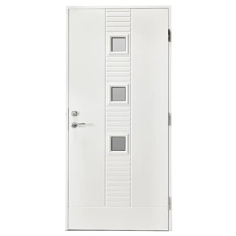 Ytterdörr Br. Johansson SY128 Sotat Glas