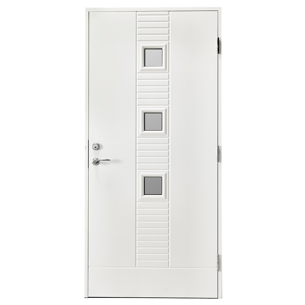 Ytterdörr Br. Johansson SY128 Sotat Glas