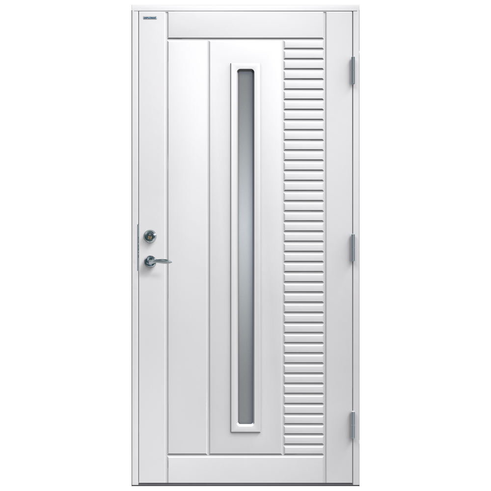 Ytterdörr Diplomat Alexandra Klarglas