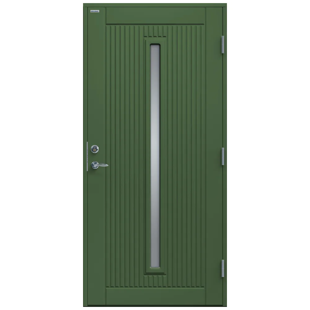 Ytterdörr Diplomat Athena Klarglas