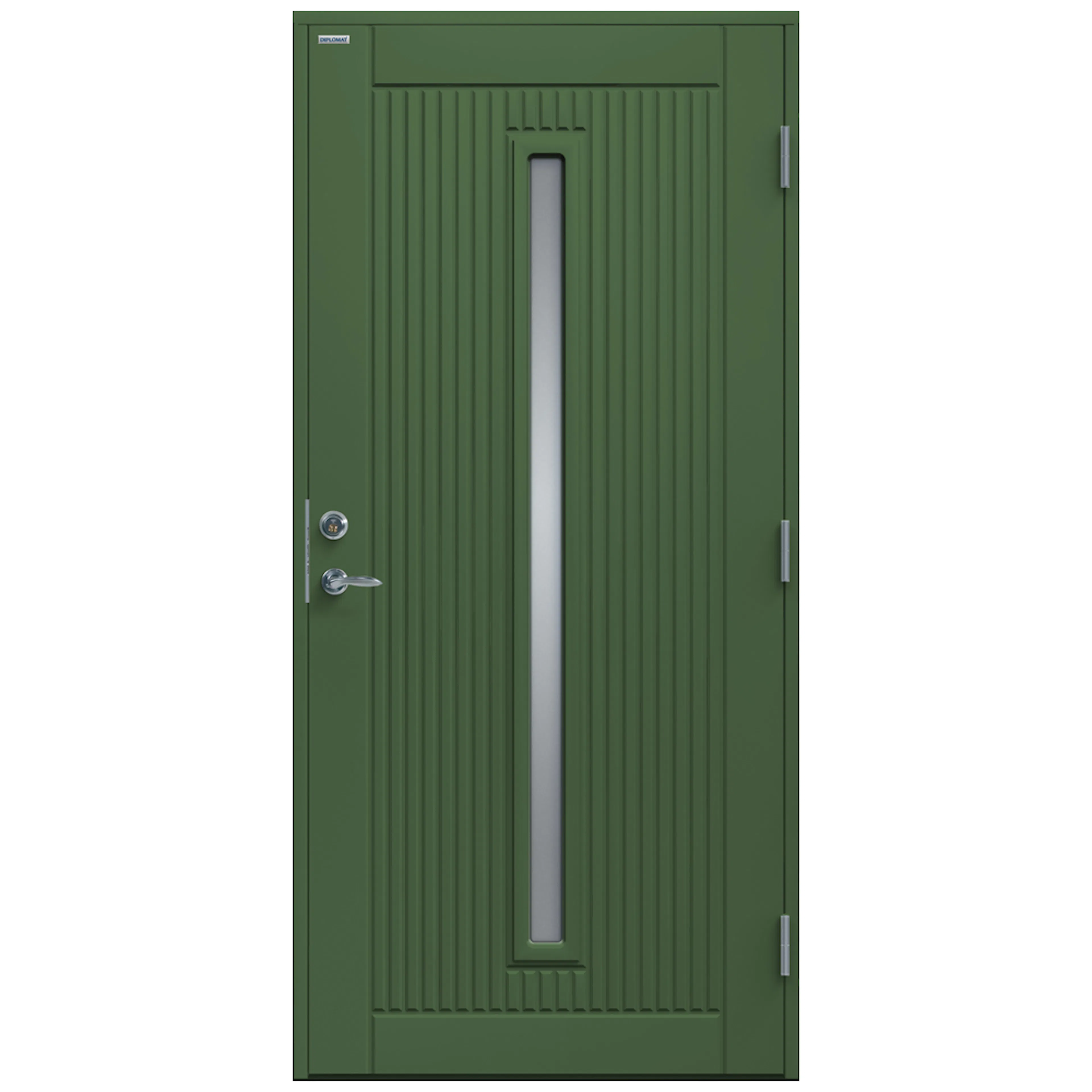 Ytterdörr Diplomat Athena Klarglas