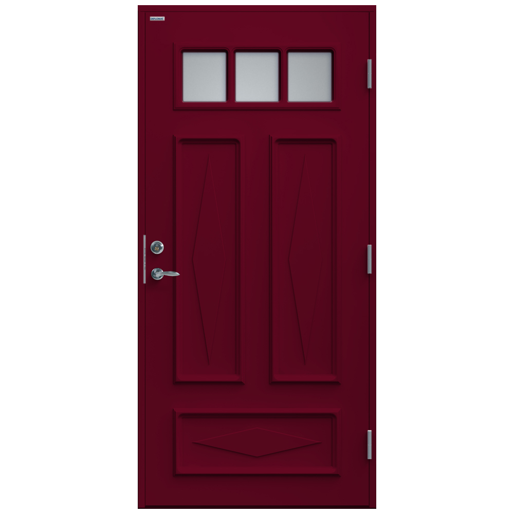 Ytterdörr Diplomat Britta Klarglas