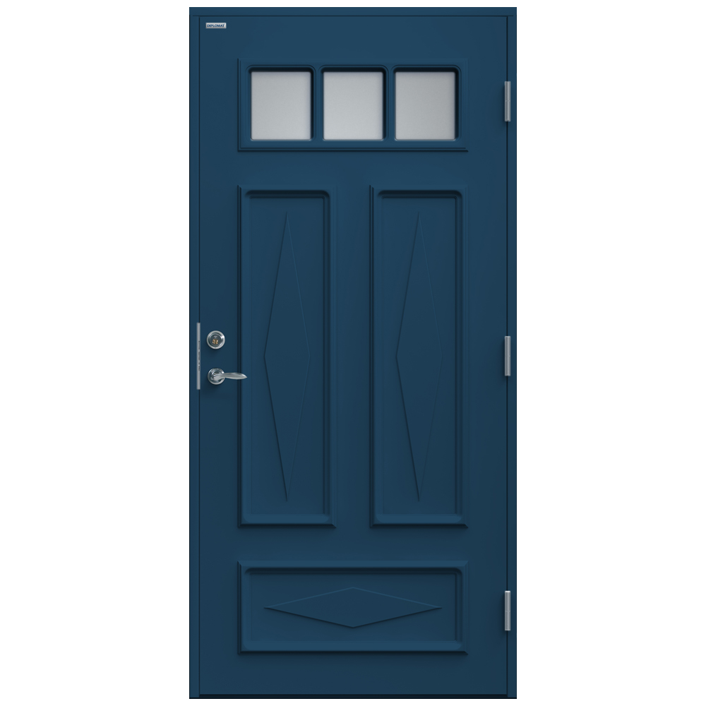 Ytterdörr Diplomat Britta Klarglas