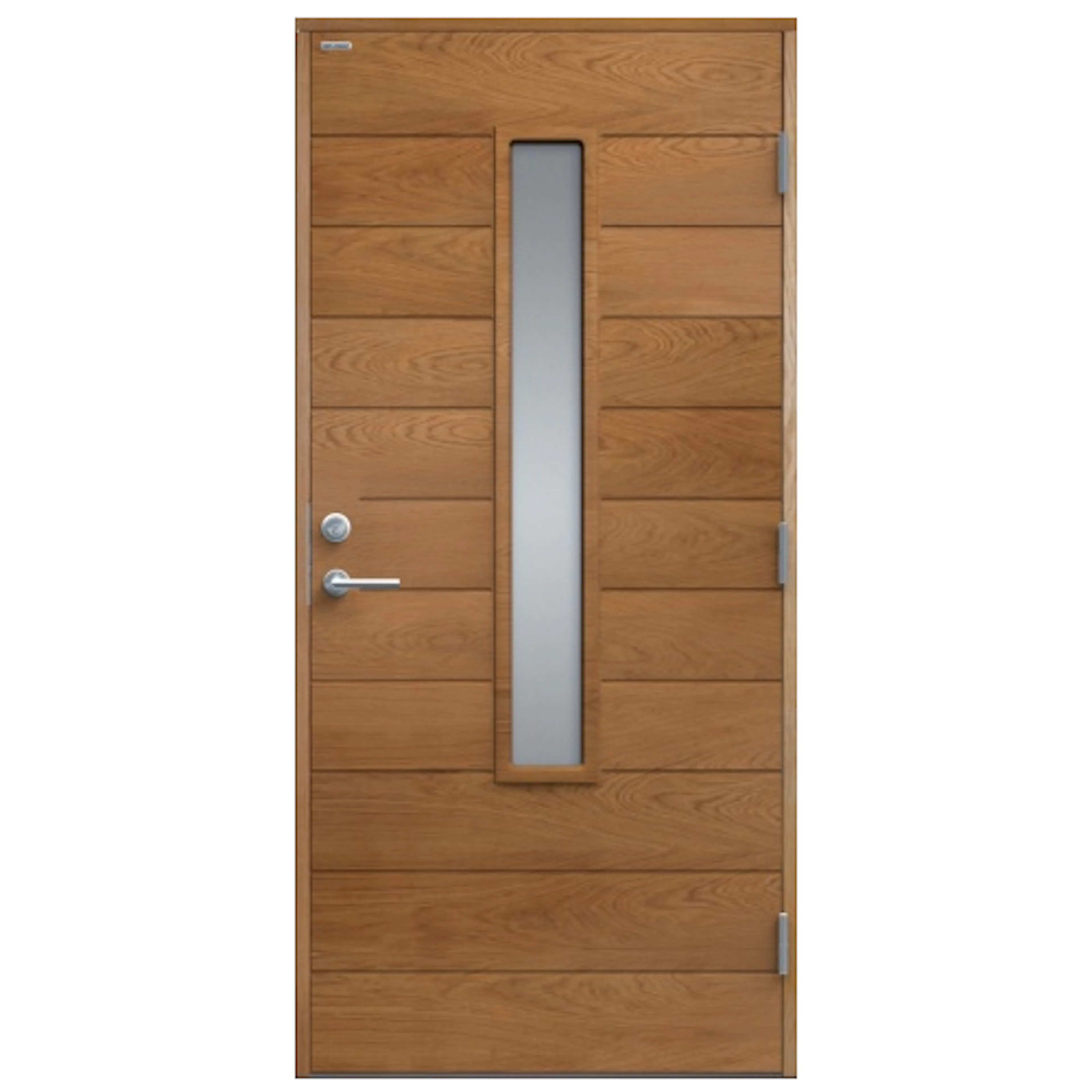 Ytterdörr Diplomat Clara Träfanér Klarglas