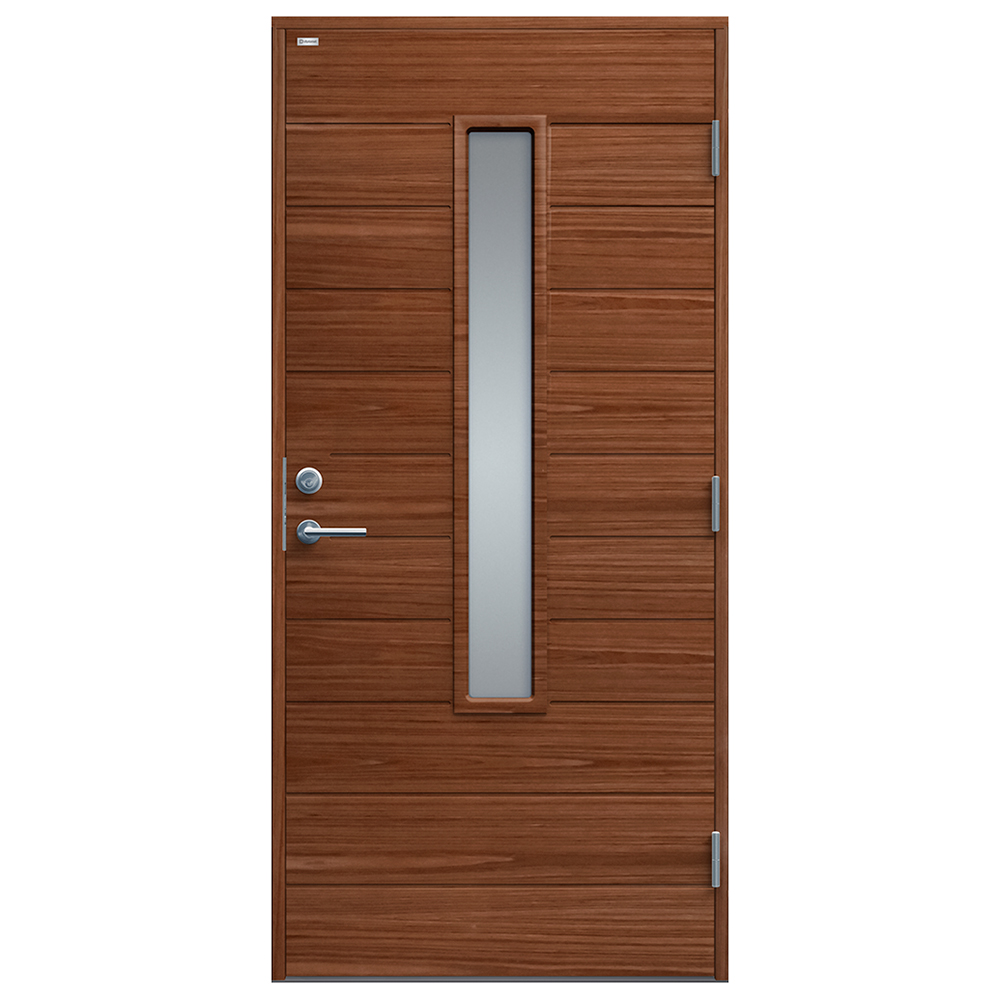 Ytterdörr Diplomat Clara Träfanér Klarglas