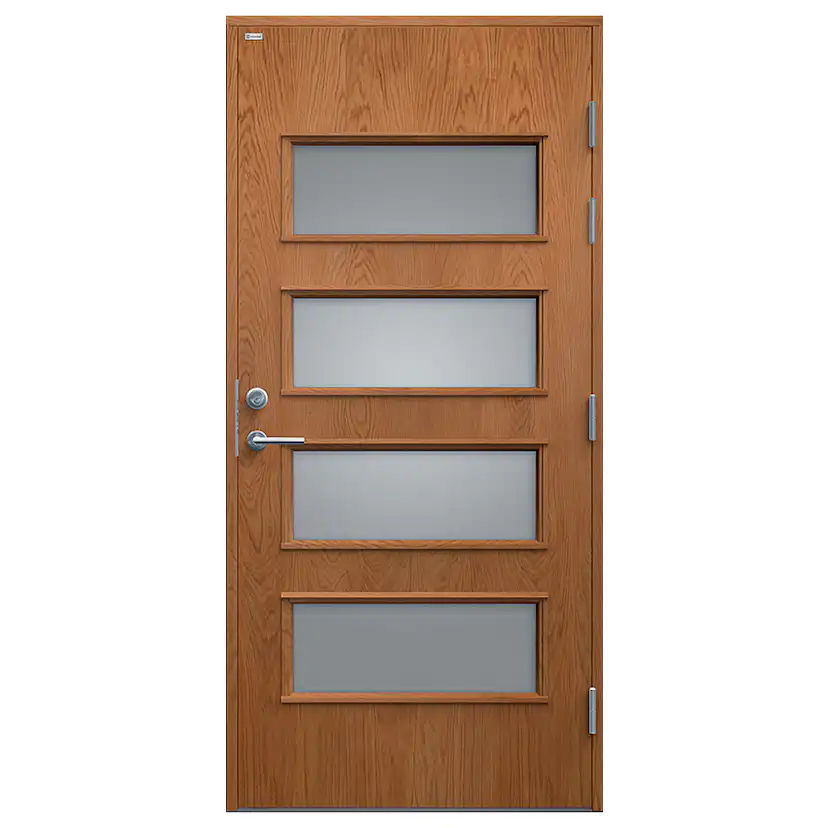 Ytterdörr Diplomat Ebba Träfanér Klarglas