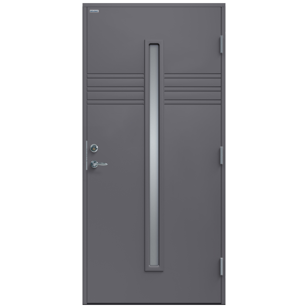 Ytterdörr Diplomat Felicia Klarglas