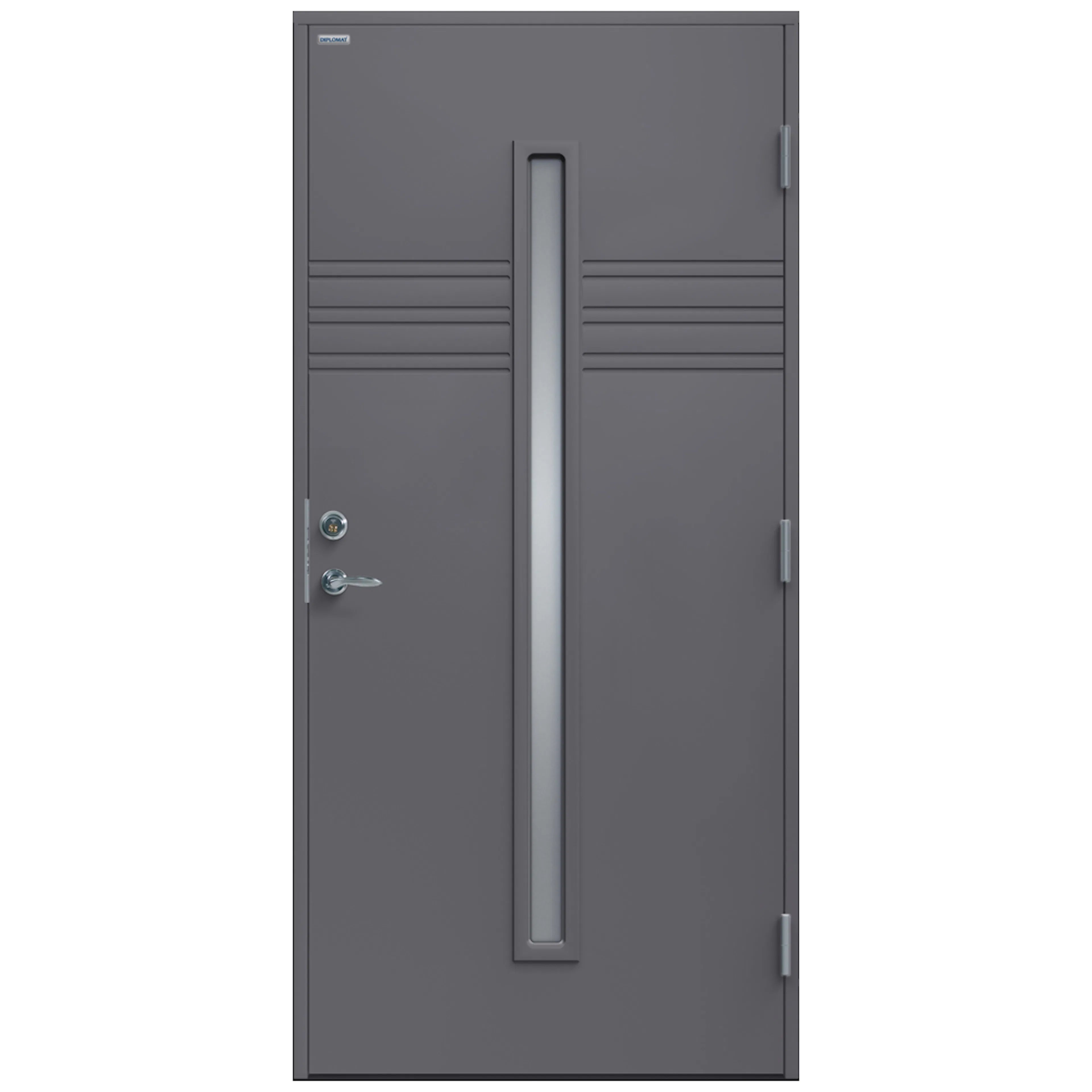 Ytterdörr Diplomat Felicia Klarglas