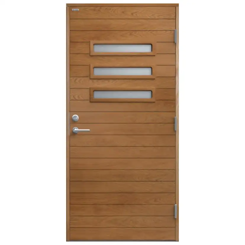 Ytterdörr Diplomat Ingela Träfanér Klarglas