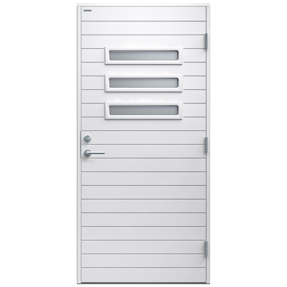 Ytterdörr Diplomat Ingela Klarglas