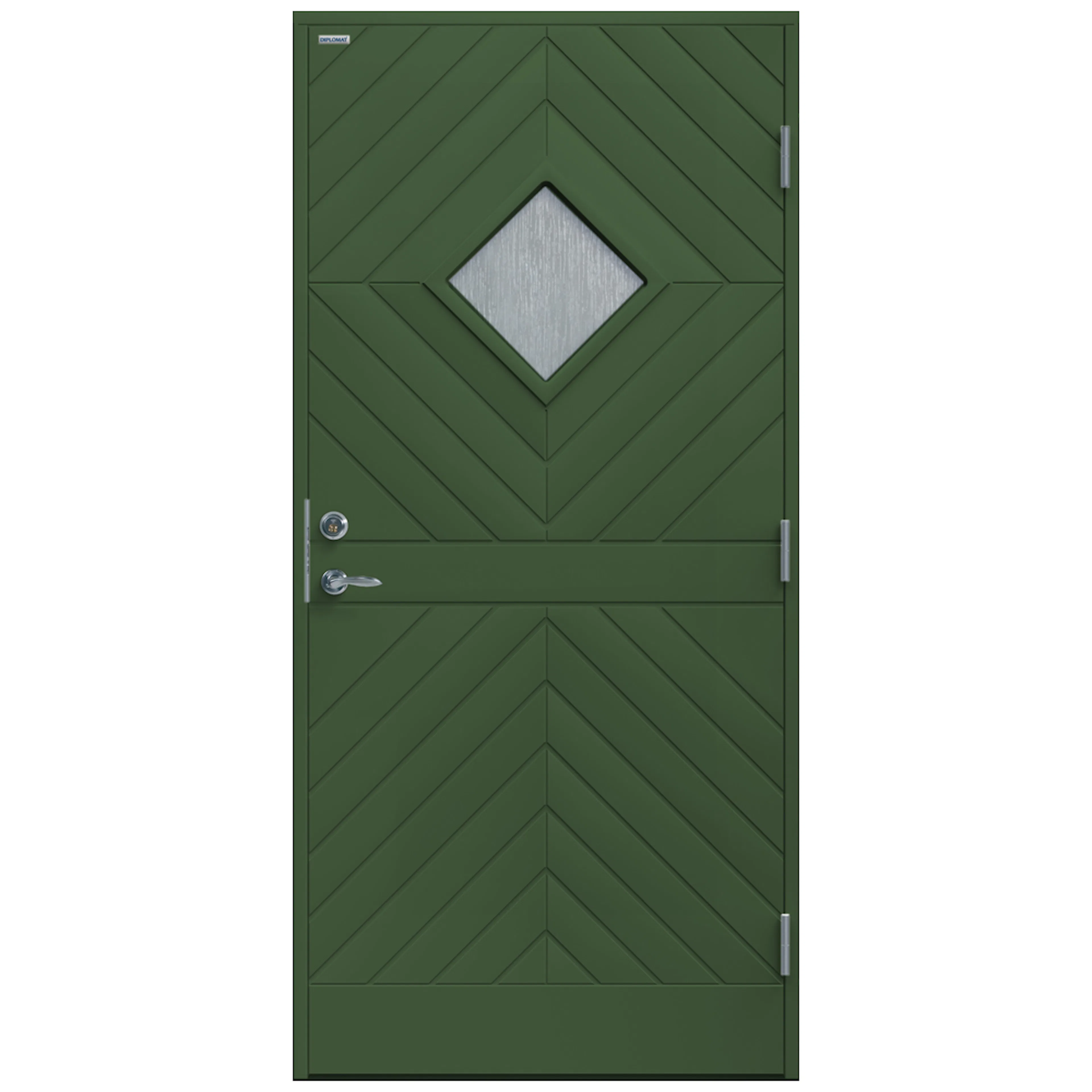 Ytterdörr Diplomat Karin Cotswoldglas