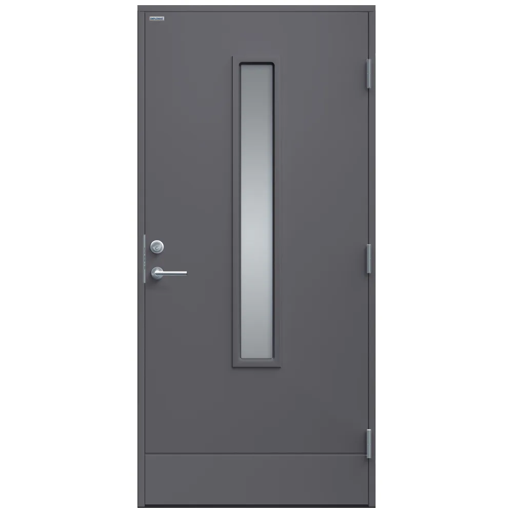 Ytterdörr Diplomat Laila Klarglas