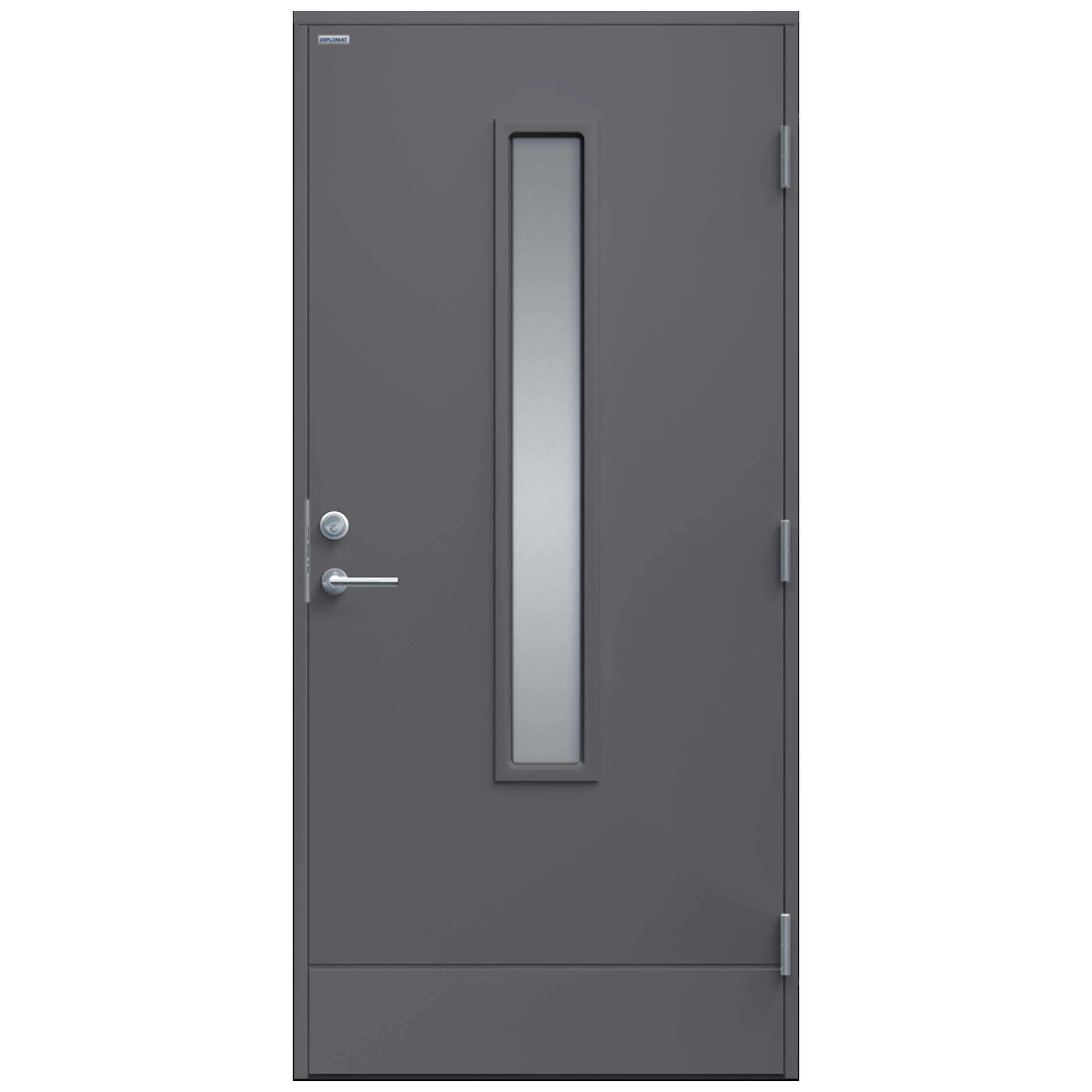 Ytterdörr Diplomat Laila Klarglas