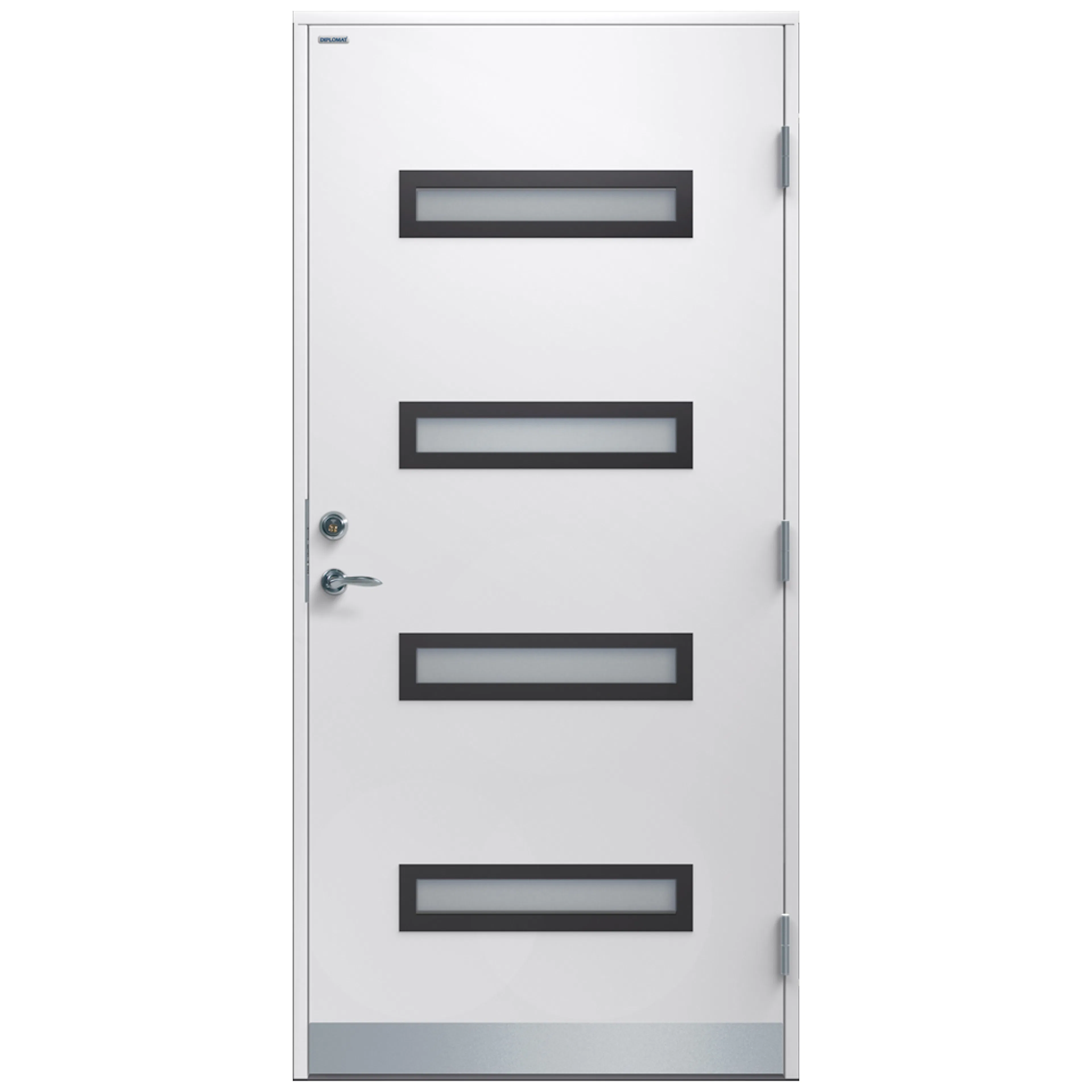 Ytterdörr Diplomat Minnah Steppat Glas