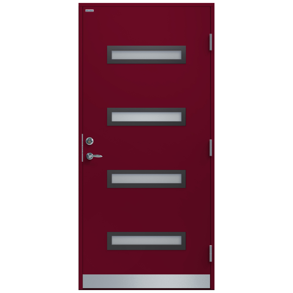 Ytterdörr Diplomat Minnah Steppat Glas