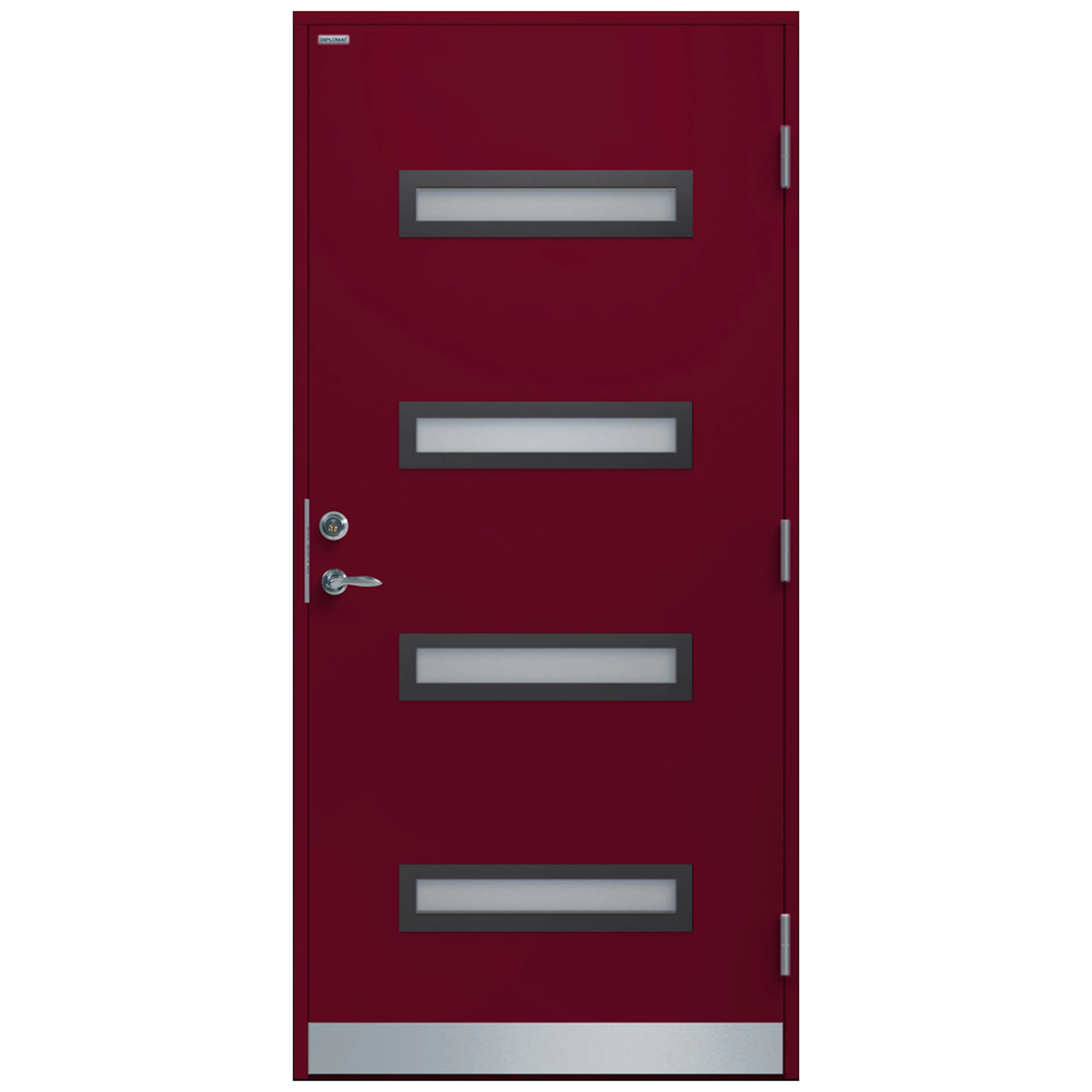 Ytterdörr Diplomat Minnah Steppat Glas