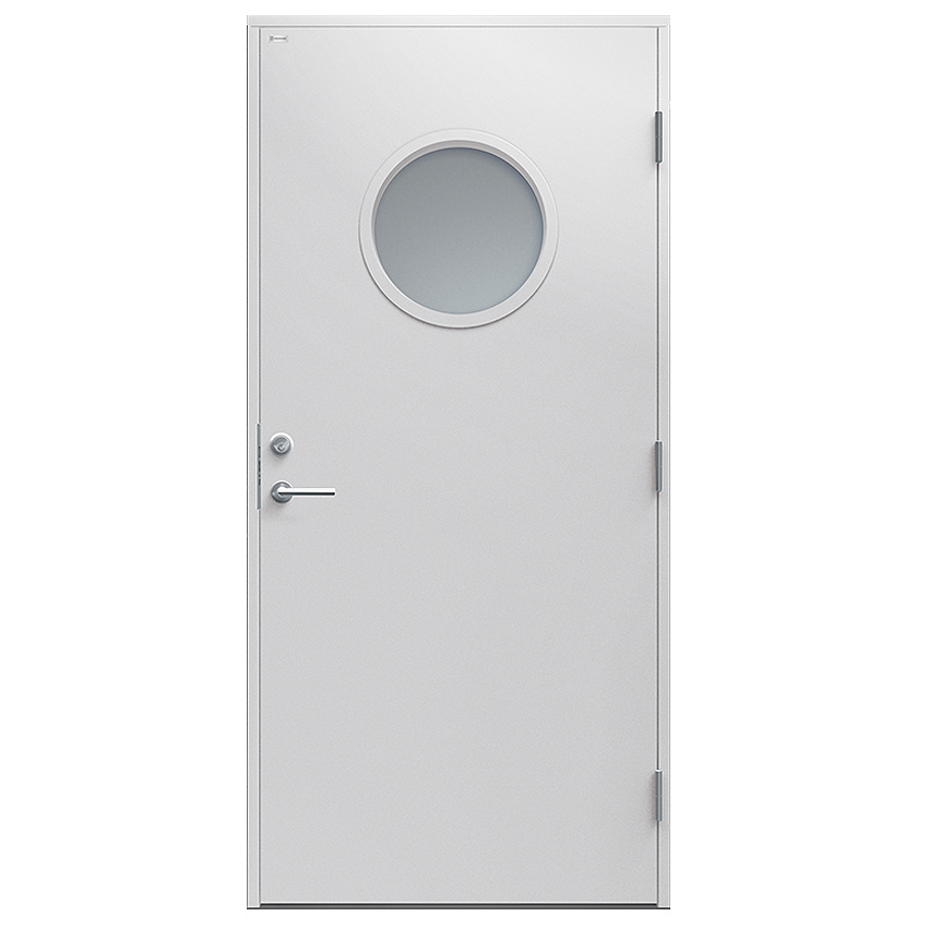 Ytterdörr Diplomat Rosa Klarglas