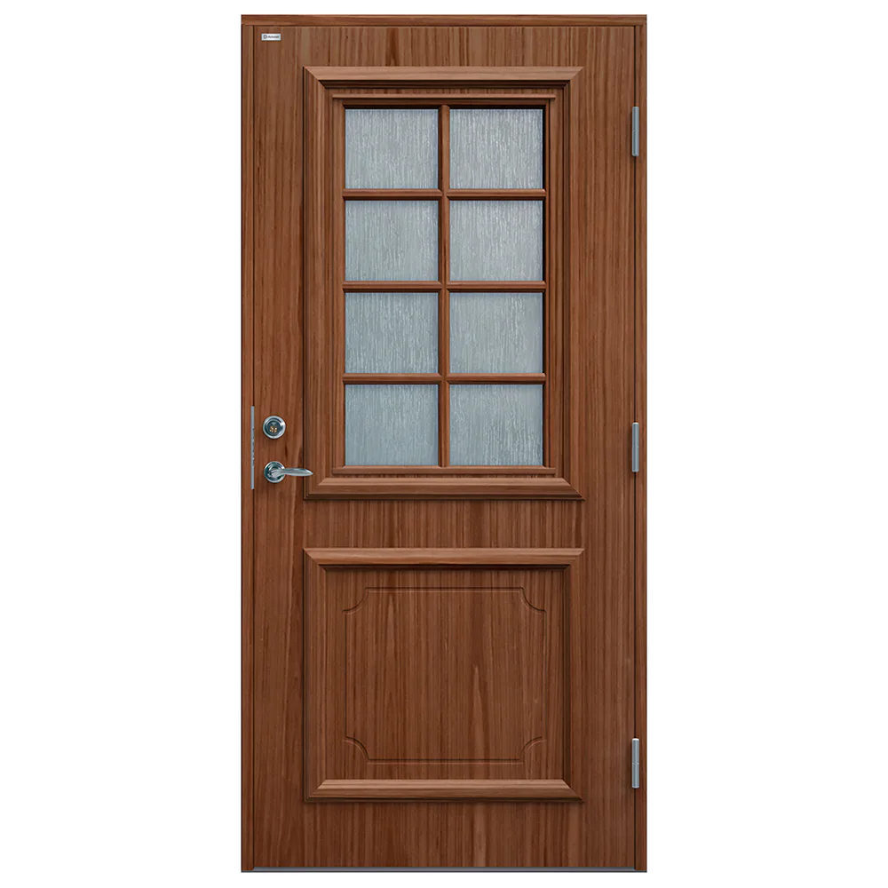 Ytterdörr Diplomat Svea Teak Cotswoldglas