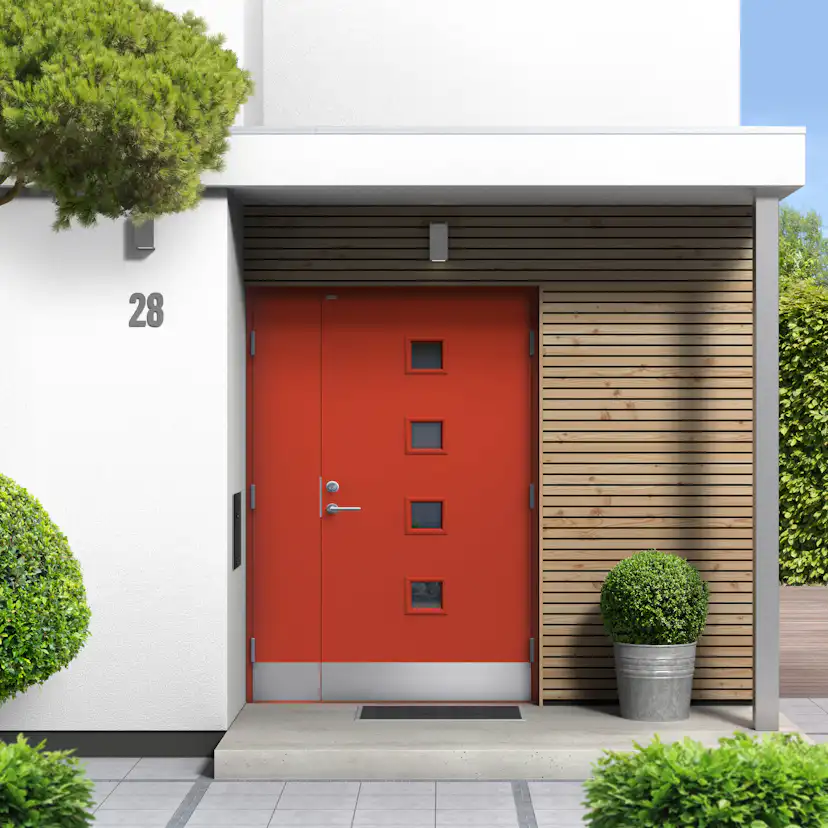 Ytterdörr Diplomat Tanja Klarglas