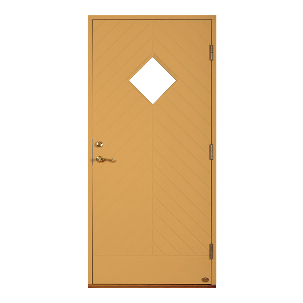 Ytterdörr Leksandsdörren Djura Glas Eco74 RC2N