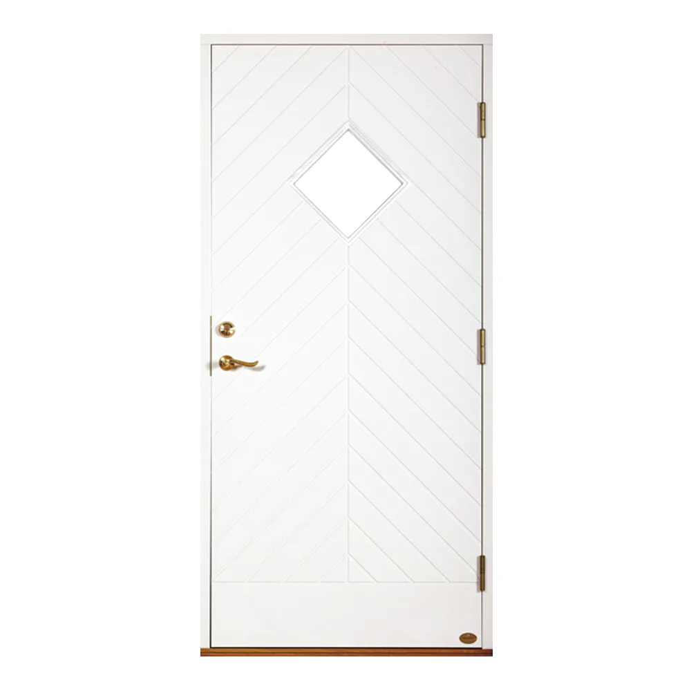 Ytterdörr Leksandsdörren Djura Glas Eco74 RC2N