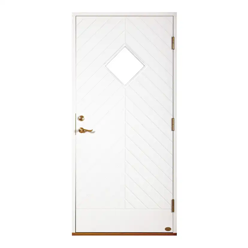 Ytterdörr Leksandsdörren Djura Glas Eco74 RC2N