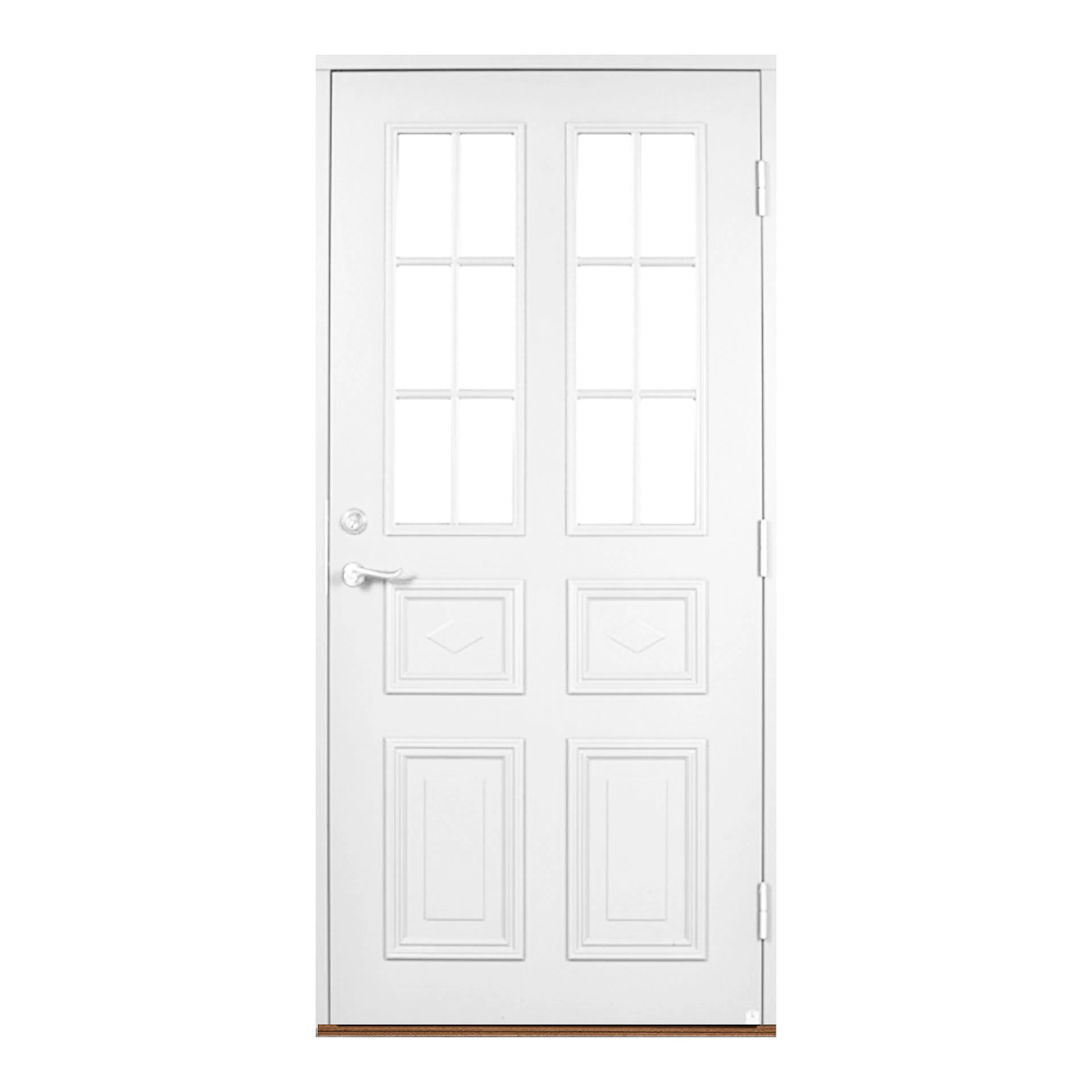 Ytterdörr Leksandsdörren Edshult Glas Eco74 RC2N