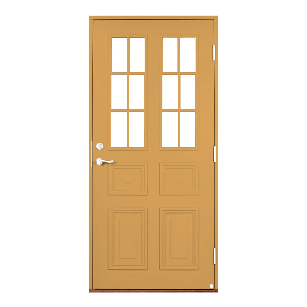 Ytterdörr Leksandsdörren Edshult Glas Eco74 RC2N