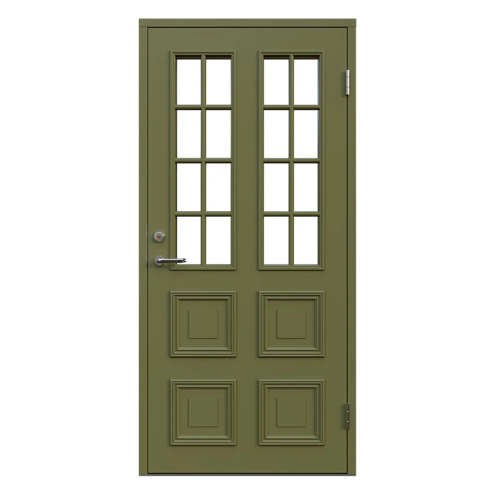 Ytterdörr Leksandsdörren Glasmästeri Glas Eco74 RC2N