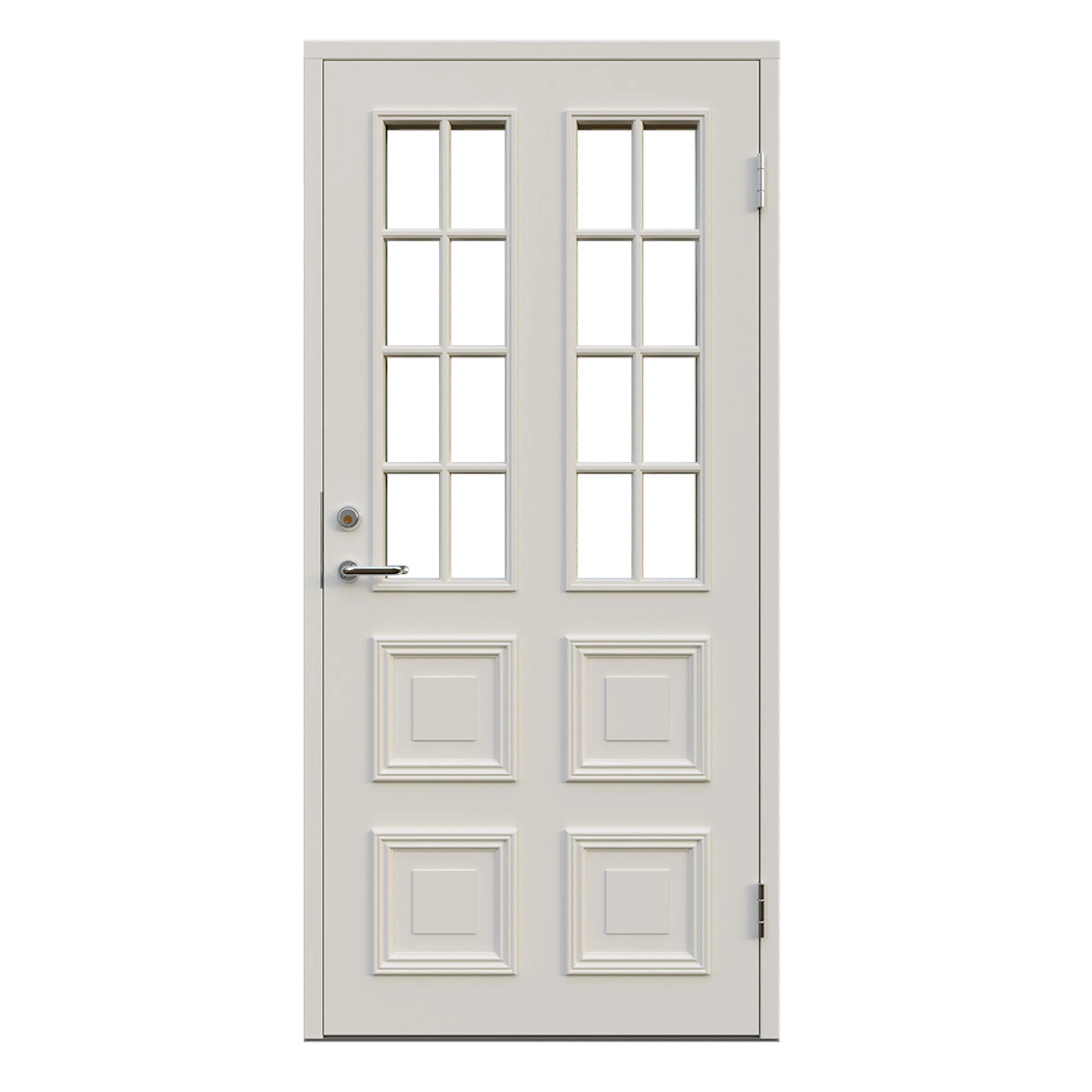 Ytterdörr Leksandsdörren Glasmästeri Glas Eco74 RC2N