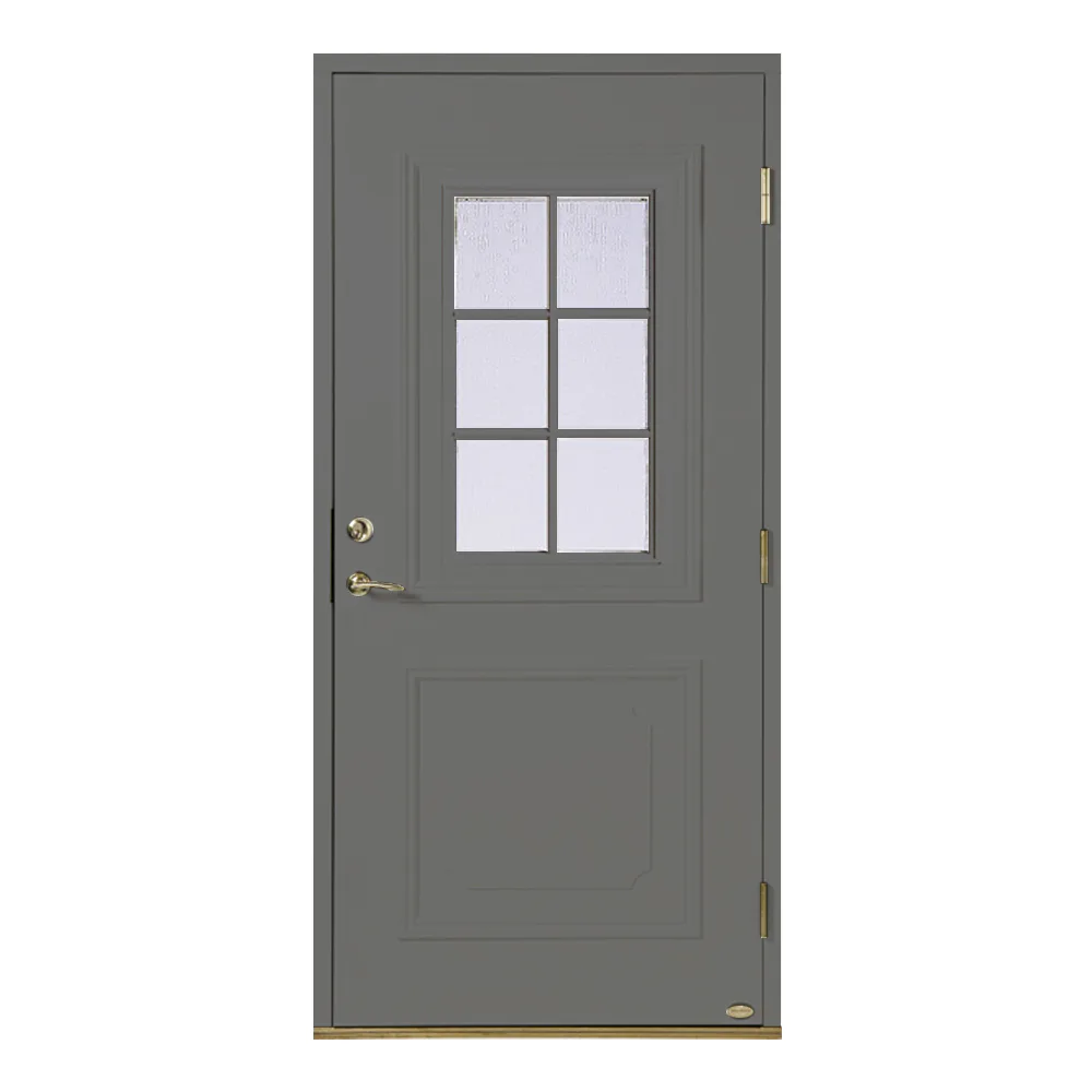 Ytterdörr Leksandsdörren Hjortnäs Glas Eco74 RC2N